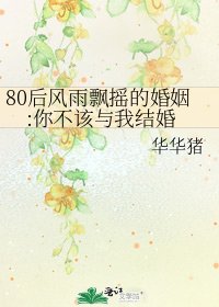 80后风雨飘摇的婚姻:你不该与我结婚