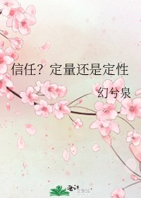 信任?定量还是定性